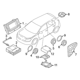 Volkswagen OE - Instrument Panel - Sound System