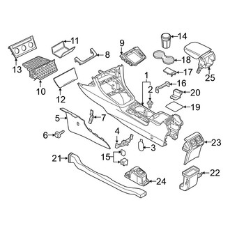 Volkswagen OE - Center Console (Console & Trim)