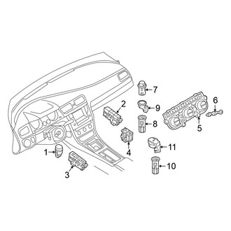 Volkswagen OE - Center Console (Switches)