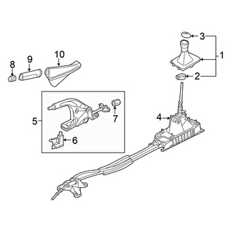 Volkswagen OE - Center Console (Lever Components), (Standard Tr)