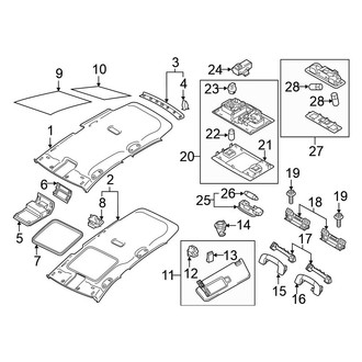 Volkswagen OE - Roof - Interior Trim