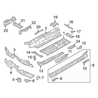 Volkswagen OE - Pillars, Rocker & Floor - Floor