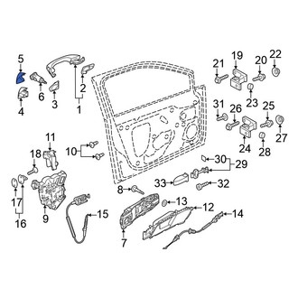 Volkswagen OE - Left Door Lock Cylinder Cap