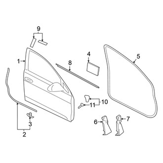 Volkswagen OE - Front Door - Door & Components