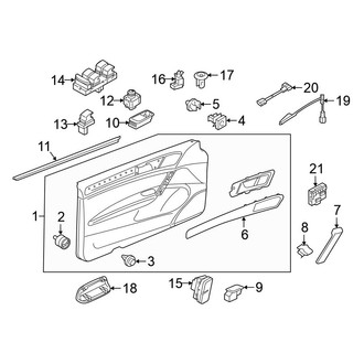 Volkswagen OE - Front Door - Interior Trim