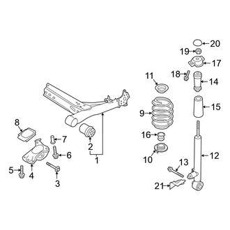 Volkswagen OE - Rear Suspension - Suspension Components (W/O Link Suspension)