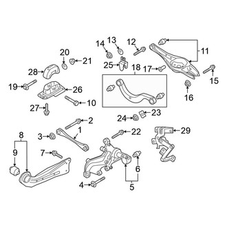Volkswagen OE - Rear Suspension - Suspension Components (With Link Suspension)