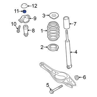 Volkswagen OE - Upper Suspension Shock Absorber Nut