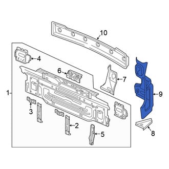 Volkswagen OE - Rear Left Tail Light Pocket