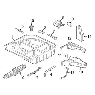 Volkswagen OE - Rear Body & Floor - Jack & Components