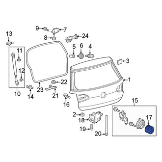 Volkswagen OE - Rear Hatch Emblem