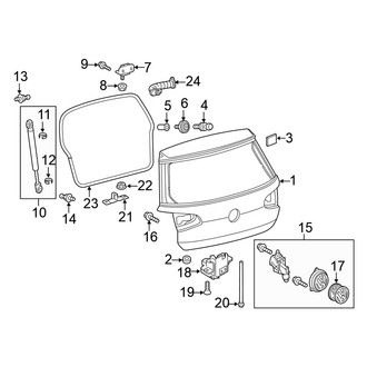 Volkswagen OE - Lift Gate - Gate & Hardware
