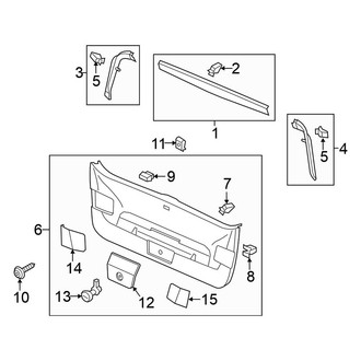 Volkswagen OE - Lift Gate - Interior Trim