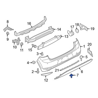 Volkswagen OE - Spoiler Rivet