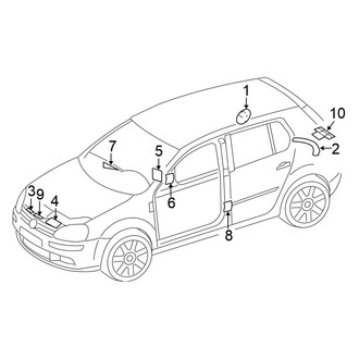 Volkswagen OE - Information Labels - Labels (2.5L)