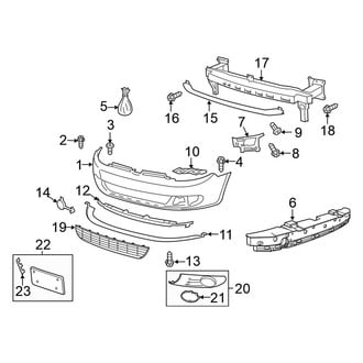 Volkswagen OE - Front Bumper - Bumper & Components