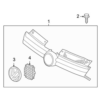 Volkswagen OE - Grille & Components