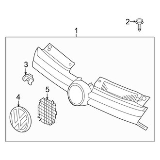 Volkswagen OE - Grille & Components