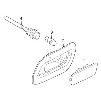 Volkswagen OE - Front Lamps - Side Marker Lamps