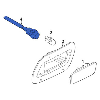 Volkswagen OE - Front Side Marker Light Socket