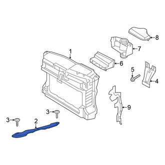 Volkswagen OE - Right Radiator Support Panel Reinforcement