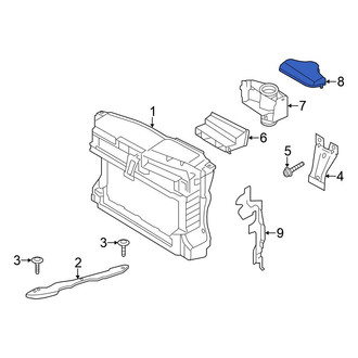 Volkswagen OE - Front Radiator Support Air Deflector