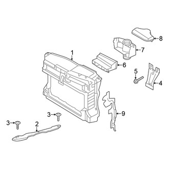 Volkswagen OE - Radiator Support (2.5L)