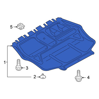 Volkswagen OE - Front Radiator Support Splash Shield