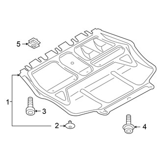 Volkswagen OE - Radiator Support - Splash Shields