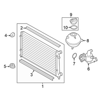 Volkswagen OE - Cooling - Radiator & Components