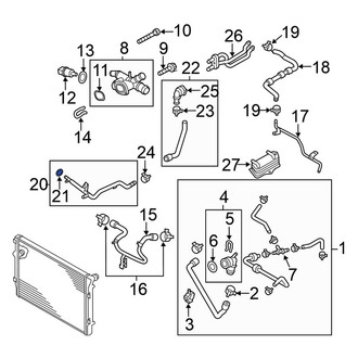 Volkswagen OE - Engine Coolant Pipe O-Ring