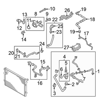 Volkswagen OE - Cooling - Hoses & Lines (Upper)
