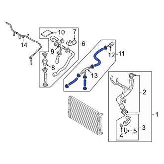 Volkswagen OE - Engine Coolant Pipe