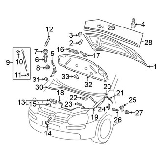 Volkswagen OE - Hood & Components