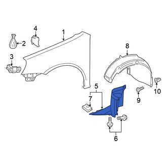 Volkswagen OE - Front Right Fender Liner Extension