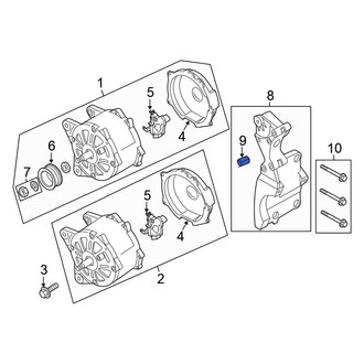 Volkswagen OE - Alternator Bracket Sleeve