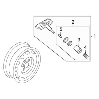 Volkswagen OE - Electrical - Tire Pressure Monitor Components (Base / TDI)