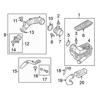 Volkswagen OE - Engine / Transaxle - Air Intake (2.0L Diesel)