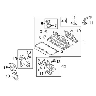 Volkswagen OE - Engine / Transaxle - Valve & Timing Covers