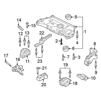 Volkswagen OE - Rear Engine Cradle Bolt
