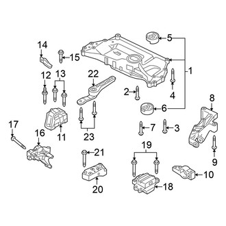 Volkswagen OE - Engine / Transaxle - Engine & Transmission Mounting