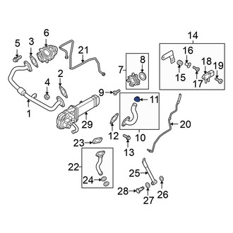 Volkswagen OE - Exhaust Gas Recirculation (EGR) Tube Gasket