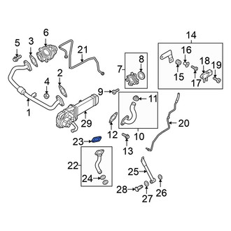 Volkswagen OE - Turbocharger Oil Line Gasket