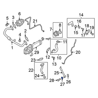 Volkswagen OE - Turbocharger Oil Line Gasket