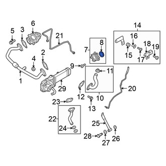 Volkswagen OE - Exhaust Gas Recirculation (EGR) Valve Gasket