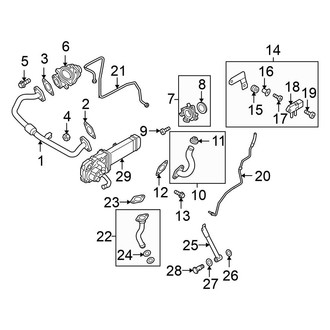 Volkswagen OE - Engine / Transaxle - Turbocharger & Components (Pipes & Sensors), (TDI)