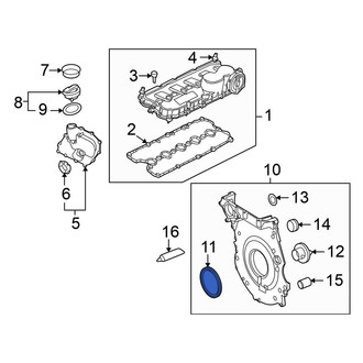 Volkswagen OE - Front Engine Crankshaft Seal