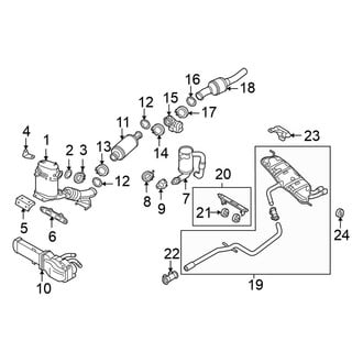 Volkswagen OE - Exhaust System - Exhaust Components (TDI)