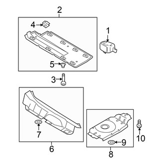 Volkswagen OE - Exhaust System - Heat Shields (2.0L Diesel)