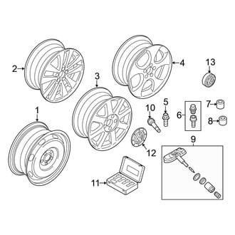 Volkswagen OE - Wheels (17"), (Base / TDI)